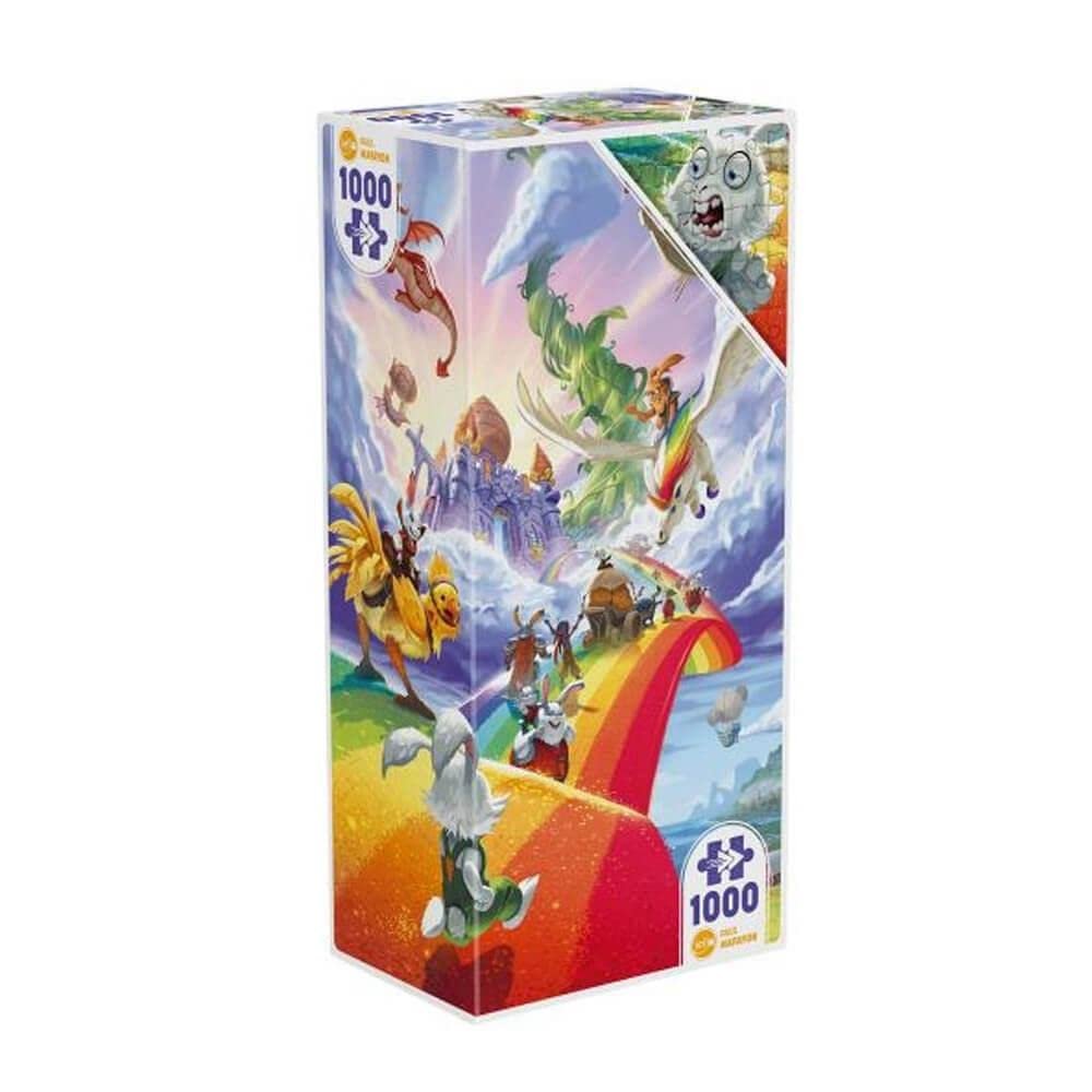 IELLO Puzzle Twist: Bunny Kingdom in the Sky (1,000 Pieces) | Ages 14+, 1 Player