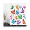 Banemi Modern Butterfly Shower Curtain, Polyester, 165 x 200 cm, for Corner Showers, with 12 Rings view 1