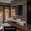 Artforma LED Bathroom Mirror with Lighting, 60 x 50 cm, Made to Order, with Frame view 2
