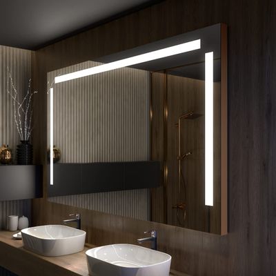 Artforma LED Bathroom Mirror with Frame, 100 x 70 in, Custom-Made