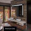 Artforma LED Bathroom Mirror with Frame, 100 x 70 in, Custom-Made view 2