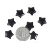 mookaitedecor Set of 15 Mini Star-Shaped Crystals, Polished Worry Stones for Reiki Balancing and Jewelry Making, Black Obsidian view 2