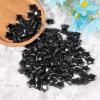 mookaitedecor Set of 15 Mini Star-Shaped Crystals, Polished Worry Stones for Reiki Balancing and Jewelry Making, Black Obsidian view 3
