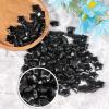 mookaitedecor Set of 15 Mini Star-Shaped Crystals, Polished Worry Stones for Reiki Balancing and Jewelry Making, Black Obsidian view 4