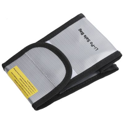 Fireproof Document Bag, 3.0 x 4.0 x 5.9 in., Portable Waterproof Safety Storage Bag