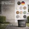 Farben Manufaktur Exterior Paint with Glitter, Silicone Resin, Color 7016 Anthracite Gray, 2 L view 4