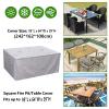 KADING Waterproof Patio Furniture Cover, 230 x 190 x 80 cm, 420D Oxford Fabric view 2