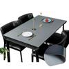 CIEEIN CIEHT PU Tablecloth, Waterproof, Black/Gray, 70 x 70 cm view 1