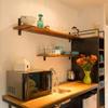 Black Metal Shelf Brackets, 2-Pack, T-Shaped Heavy-Duty Wall Supports, 200 mm/7.9 in view 4