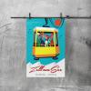 Zell am See, Austria Cable Car Vintage Travel Poster, Canvas Wall Art Print, 30 x 45 cm view 3