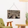 NA Welcome Porch Sign "Welcome Porch Sign Chihuahua No Need To Knock" Dog House Sign, Farmhouse Wood Decor, 25 x 40 cm view 3