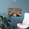 NA Welcome Porch Sign "Welcome Porch Sign Chihuahua No Need To Knock" Dog House Sign, Farmhouse Wood Decor, 25 x 40 cm view 4