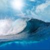 BELECO 8 x 6 ft (2.5 x 1.8 m) Ocean Wave Photography Backdrop view 2