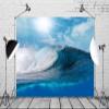 BELECO 8 x 6 ft (2.5 x 1.8 m) Ocean Wave Photography Backdrop view 3