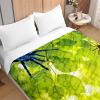 Odot 3D Spider Quilted Bedspread, Purple Psychedelic, 150 x 200 cm view 4