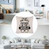You Are The Best Father in The World Pillow Cover, 20 x 20 in, Linen, Square view 4