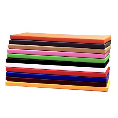 YUNWU Leather Bench Cushion, Custom Size, Waterproof, Non-Slip, Removable, for Bay Windows, Garden, Patio, Swings and Seats