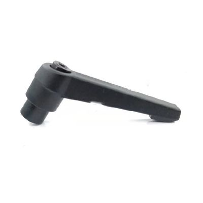 GatherTOOL 1pc Adjustable Clamping Handle, M4 M5 M6 M8 M10 M12 M16, Female Thread, Metal Knob, Black, M12