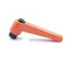 GatherTOOL 1pc Adjustable Clamping Handle, M4 M5 M6 M8 M10 M12 M16, Female Thread, Metal Knob, Black, M12 view 3