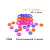 30pcs Multicolor Silicone/VMQ Rubber O-Ring Seals, Orange, 11.8 × 1.5 view 4