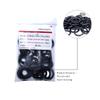 50-Pack Black NBR Rubber O-Ring Seals, 10 x 7 x 1.5 mm view 4