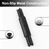 Ultimate Sight Adjustment Tool for A1 & A2 Sights, 4- and 5-Prong Precision Elevation Tool with Rubber Protective Cover, CNC-Machined Steel, Black view 2