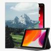 YENDOSTEEN Case for iPad 10.2-inch (9th/8th/7th Generation) with Pencil Holder, Auto Sleep/Wake, Rails Sleepers Mountains view 1