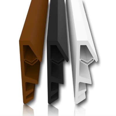 Window Seal for Drafts, Noise and Dust, 5 mm Groove, 12 mm Rebate, Black, 50 m