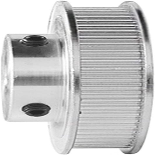 60-Tooth HTD Timing Pulley, Type BF, 6.35/8/10 mm Bore, for 10 mm Wide Belts