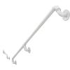 ZINIUKEJI White Handrail for Indoor and Outdoor Stairs, Wrought-Iron Grab Rail, Complete Set (80 cm) view 1