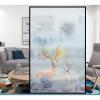 Siunwdiy Deer Stained Glass Window Film, Static Cling Privacy Film, 36 x 79 in view 1