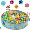 RUGUIES Ball Pit, Round Playpen for Babies and Children, Ocean, 120 x 30 cm (Balls Not Included) view 4