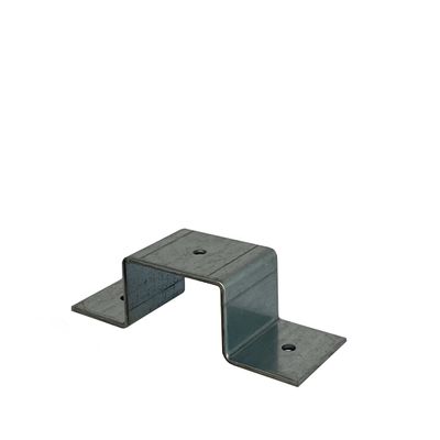 Rectangular Tube Clamp, Galvanized Steel, 100 x 60 mm