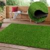 Heyroll Realistic Artificial Grass, 90 x 150 cm, 20 mm, Green Lawn Carpet view 1