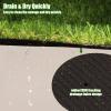 Heyroll Realistic Artificial Grass, 90 x 150 cm, 20 mm, Green Lawn Carpet view 4
