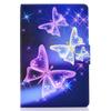 LMFULM Case for Samsung Galaxy Tab S8 11-inch SM-X700/X706, PU Leather Smart Cover with Auto Sleep/Wake, Stand, and Dreamy Butterfly Design view 2