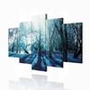 decomonkey Nature Wall Art 150x75 cm, 5-Piece Set for Large Living Rooms view 1