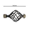 Sento 25/25 mm Double Curtain Rod, Metal, Wall-Mounted, Antique Brass, 320 cm, Gracja view 3