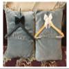CYGE Pearl Hangers, Bowknot Wedding Dress Clips, Wood Color/Black view 3