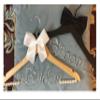 CYGE Pearl Hangers, Bowknot Wedding Dress Clips, Wood Color/Black view 4