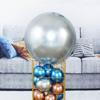 18-Inch Large Silver Metallic Balloons, 15-Pack, Chrome Silver Helium Balloons for Party Decorations view 2