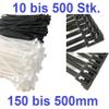 Akyandoo Reusable Cable Ties, Black, 7.5 x 150 mm, 50 Pack view 2