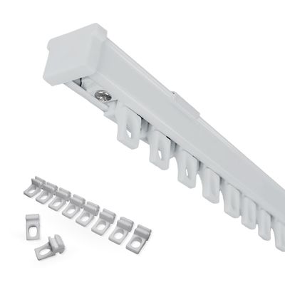 Home-Vision Series Y Gray Curtain Track with Gliders, 560 cm