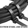 Akyandoo Professional Green Cable Ties, 3.6 x 200 mm, 100-Pack view 4