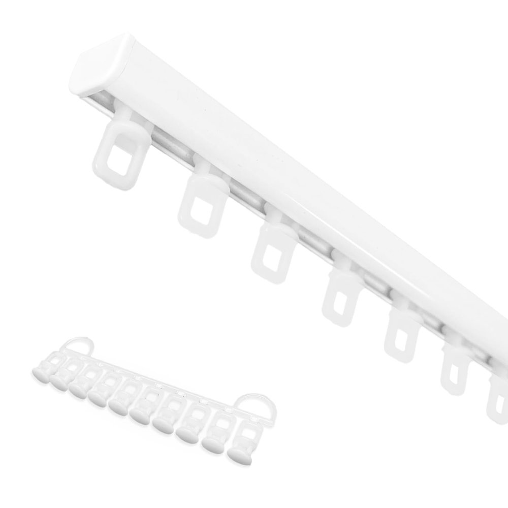 Home-Vision Z Series Curtain Track with Gliders, 360 cm
