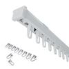 Home-Vision Series Y Gray Curtain Track with Pleat Hooks, 240 cm view 1