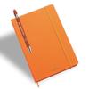 Personalized 2-in-1 Pen with Matching A5 Notebook (Orange Pen, Orange Notebook) view 1