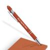 Personalized 2-in-1 Pen with Matching A5 Notebook (Orange Pen, Orange Notebook) view 3