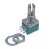 RELAND SUN RK097N RK097NS RK097G Variable Resistor Rotary Carbon-Film Taper Potentiometer (RK097G, 6 Pins, B100K) view 1