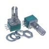 RELAND SUN RK097N RK097NS RK097G Variable Resistor Rotary Carbon-Film Taper Potentiometer (RK097G, 6 Pins, B100K) view 3